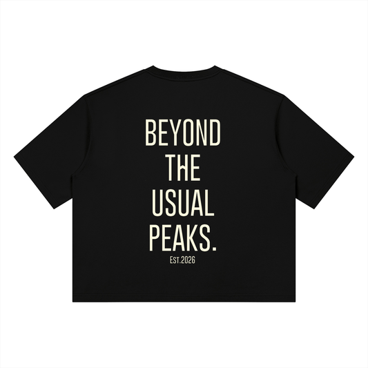BEYOND THE USUAL PEAKS. T- Shirt